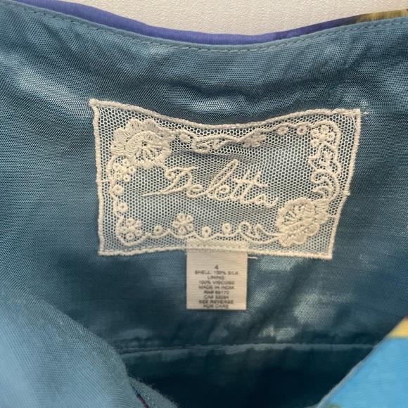 Deletta Strapless Printed Dress - Picture 2 of 3